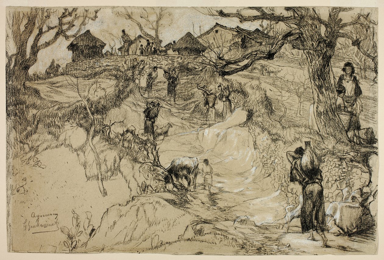 Aquemoun, Algeria tekijältä Gustave Achille Guillaumet