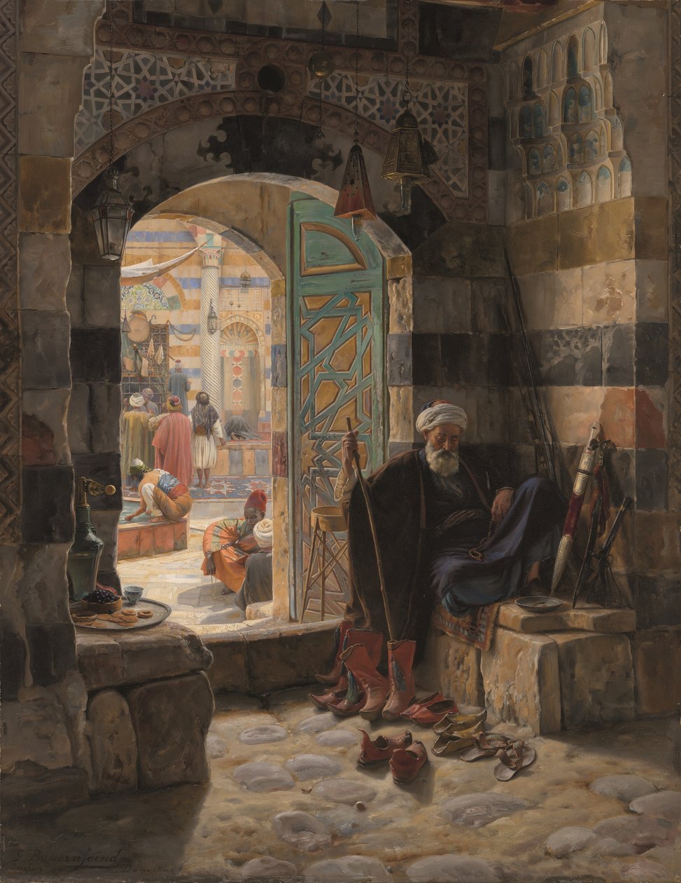 Moskeijan vartija, Damaskos tekijältä Gustave Bauernfeind
