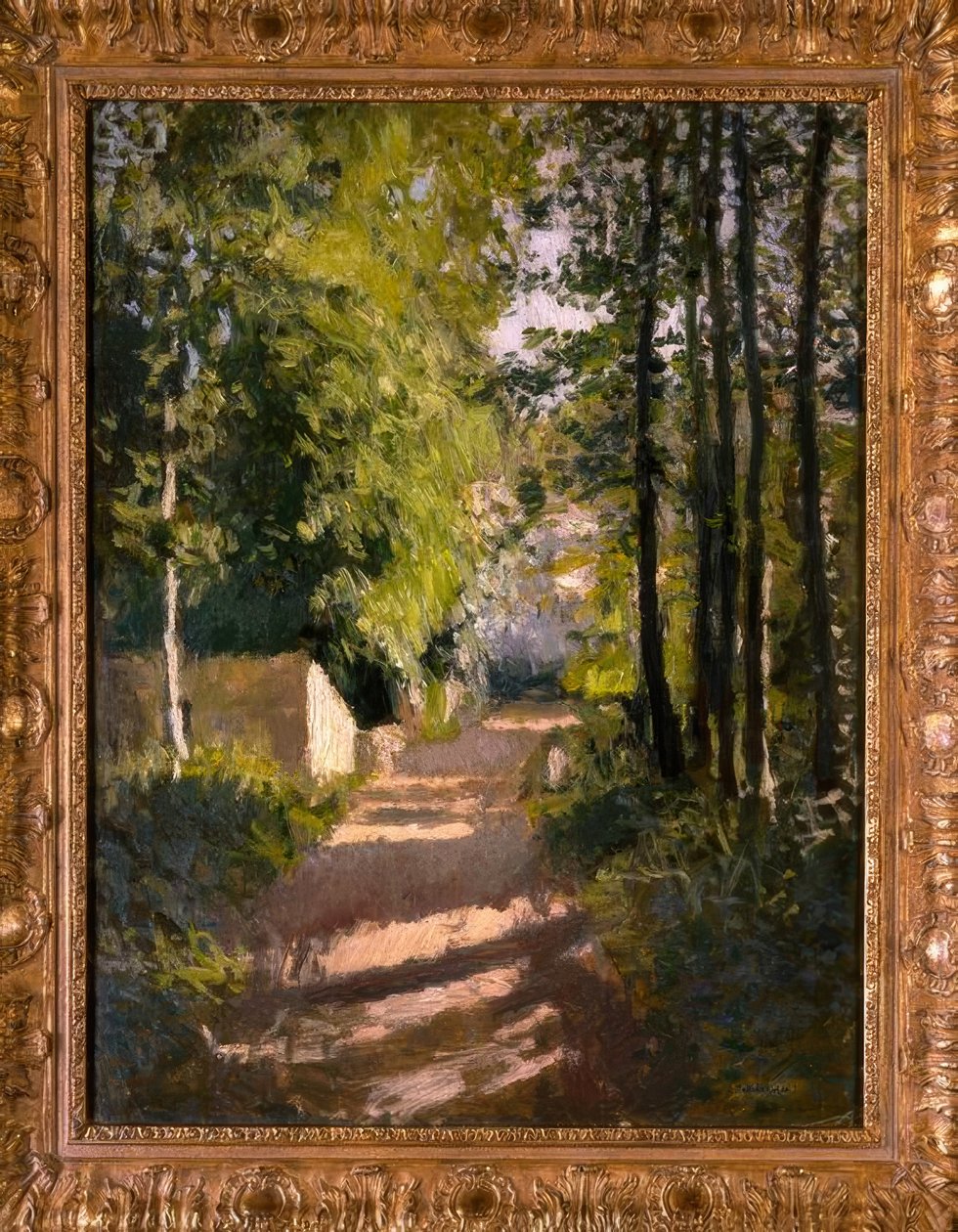 Allée sousbois Normandiassa tekijältä Gustave Caillebotte