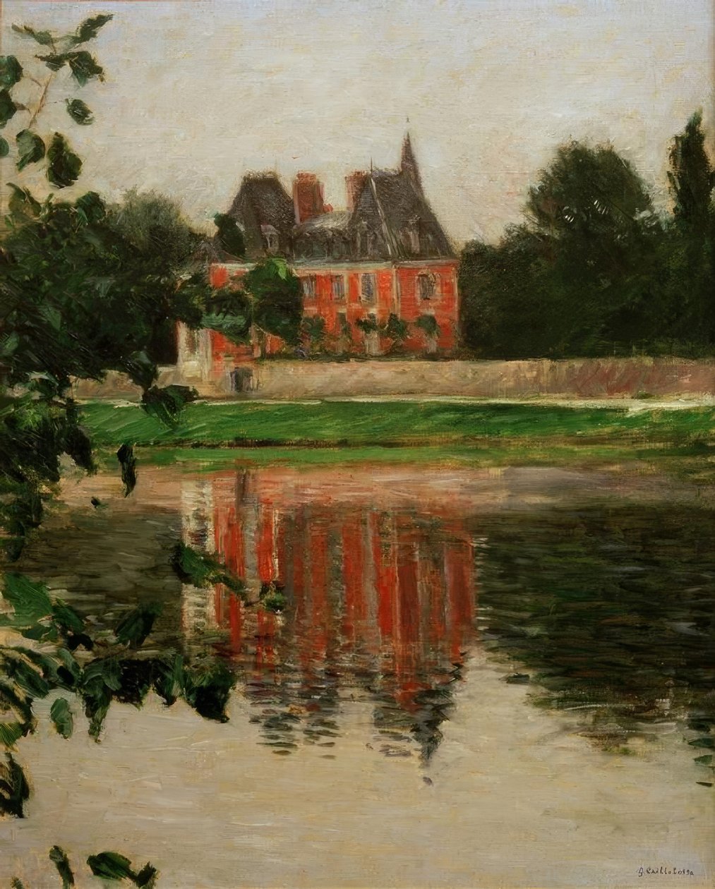 Linna Seinen rannalla, Argenteuil tekijältä Gustave Caillebotte