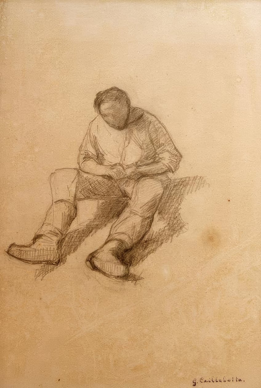 Etude pour les raboteurs de parquet tekijältä Gustave Caillebotte