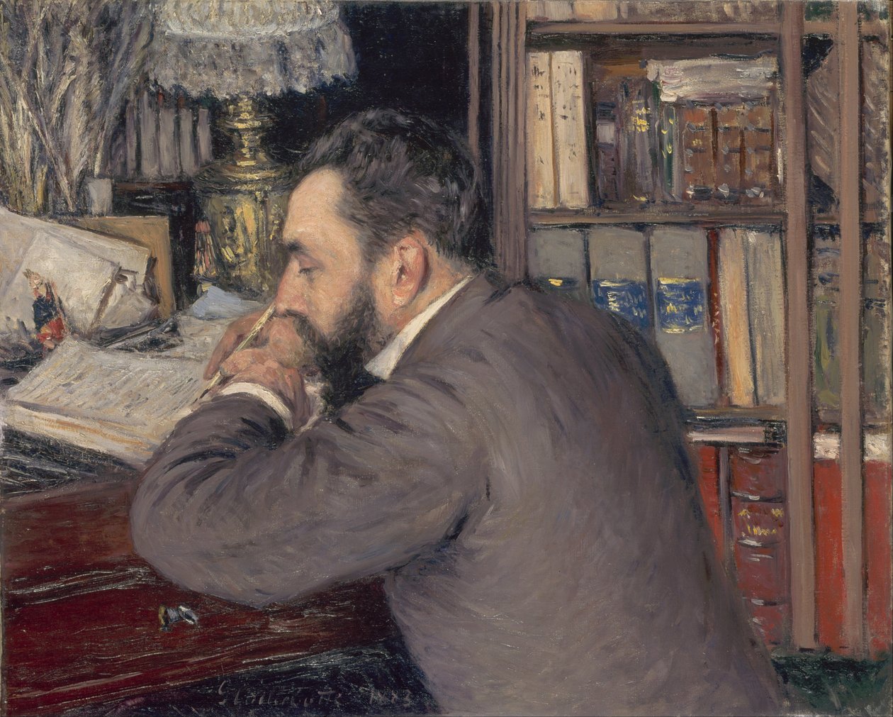 Henri Cordier 1849-1925, 1883 tekijältä Gustave Caillebotte