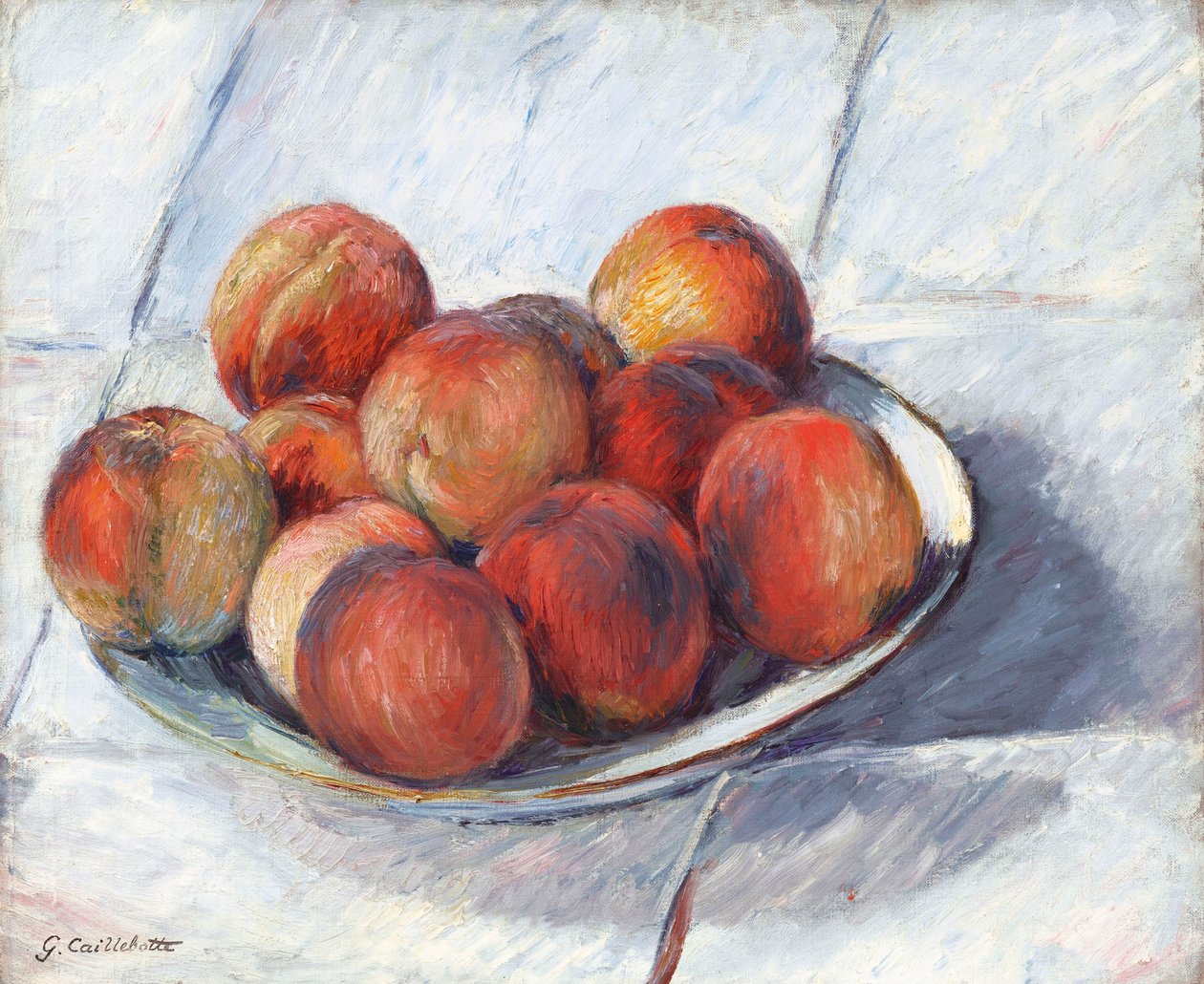 Kalastuslautanen, c. 1882. tekijältä Gustave Caillebotte