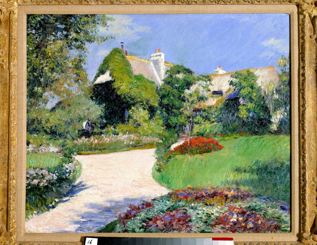 Mökki, Trouville tekijältä Gustave Caillebotte