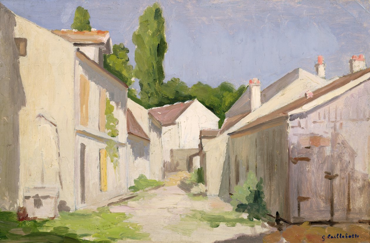 Le Clos des Abbesses, Yerres, Essonne, ennen vuotta 1879 tekijältä Gustave Caillebotte