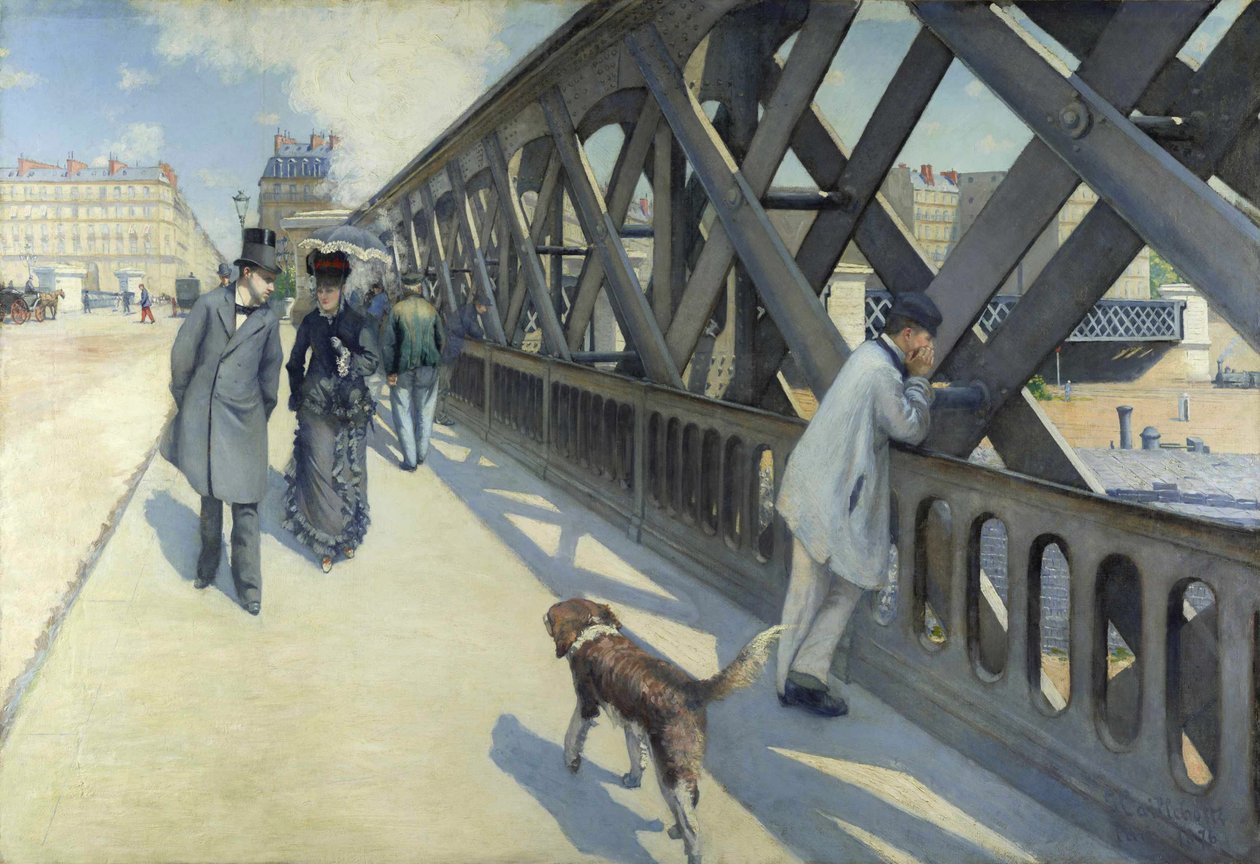 Euroopan silta, 1876. tekijältä Gustave Caillebotte