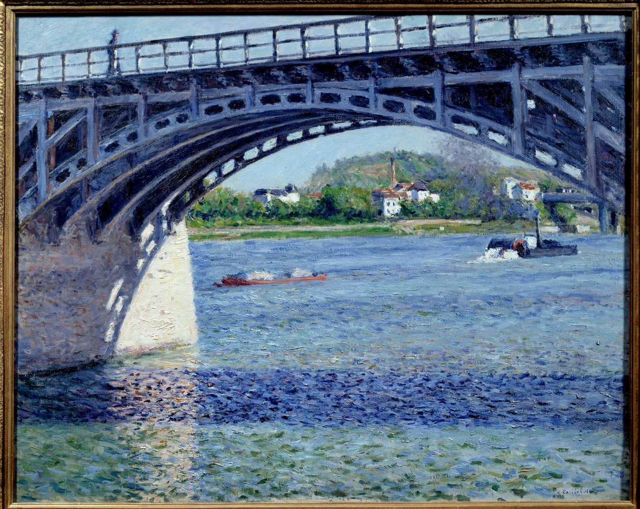 Gustave Caillebotten (1848-1894) Argenteuil-siltamaalaus 1883 su. 0,79x0,63 m Yksityinen kokoelma tekijältä Gustave Caillebotte