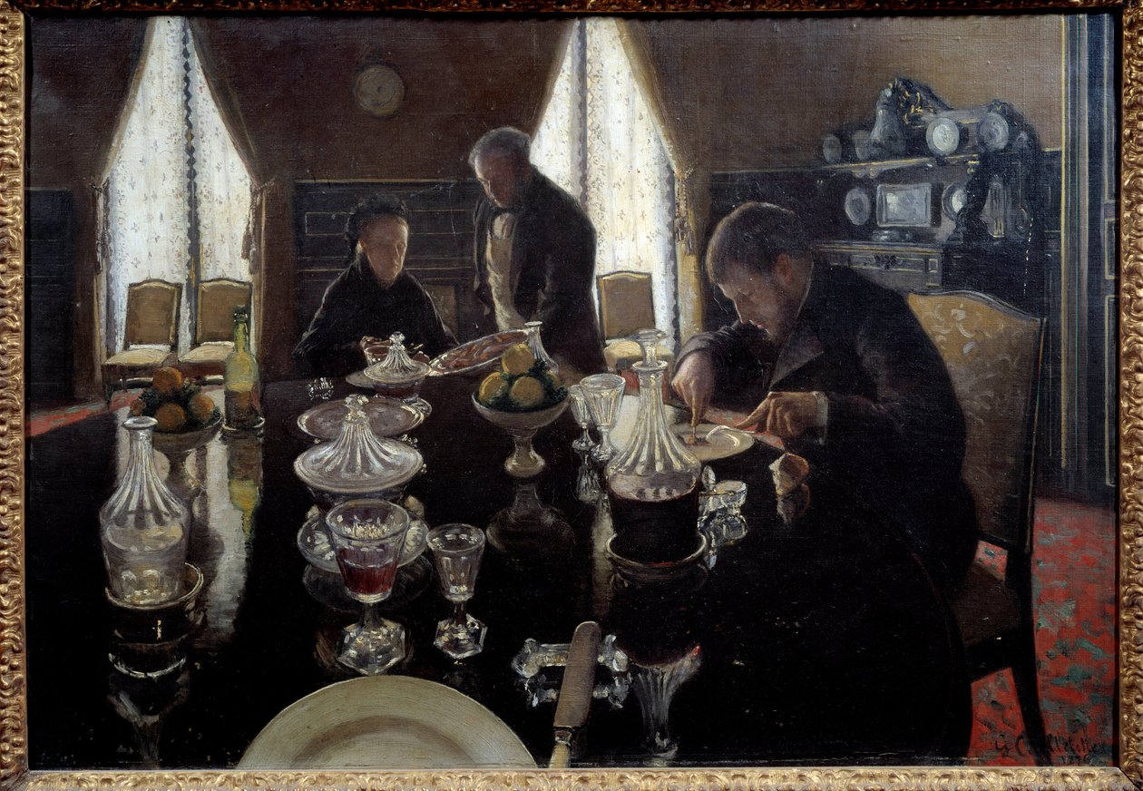 Lounas. Gustave Caillebotten maalaus tekijältä Gustave Caillebotte