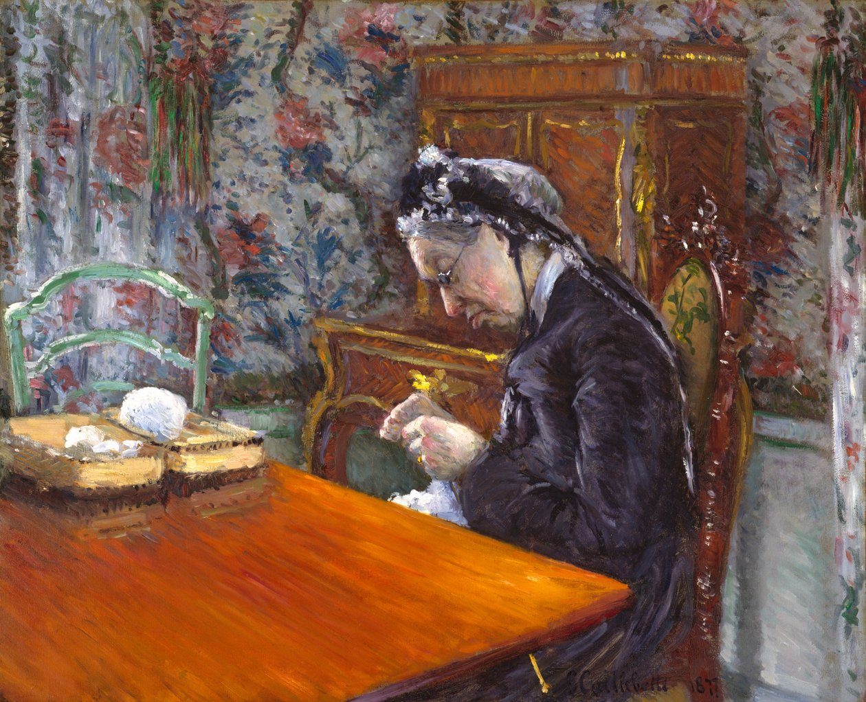 Huonekalut ja erilaiset esineet 1100- ja 1300-luvuilta tekijältä Gustave Caillebotte