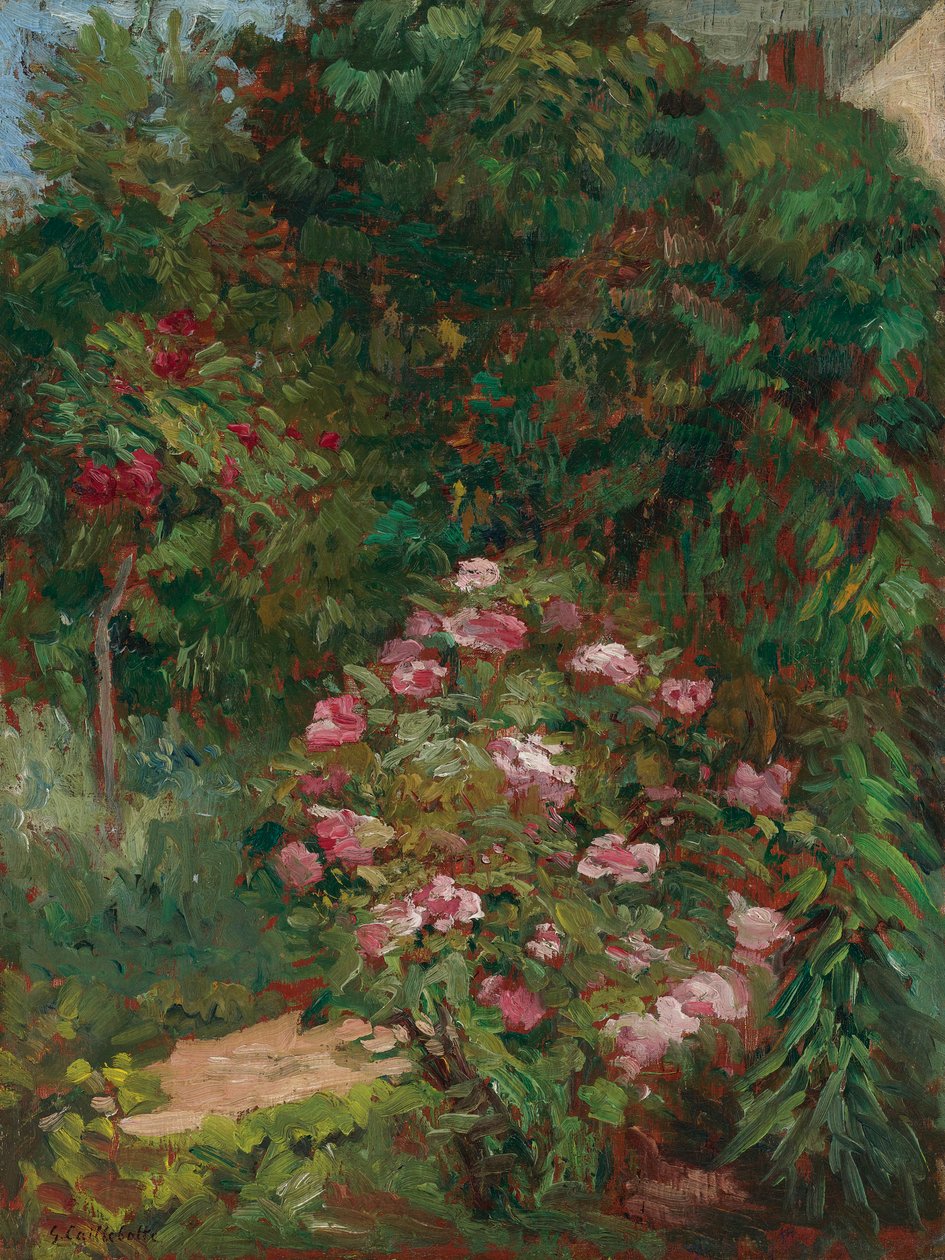Kukkapenkit, Petit Gennevilliersin puutarha tekijältä Gustave Caillebotte