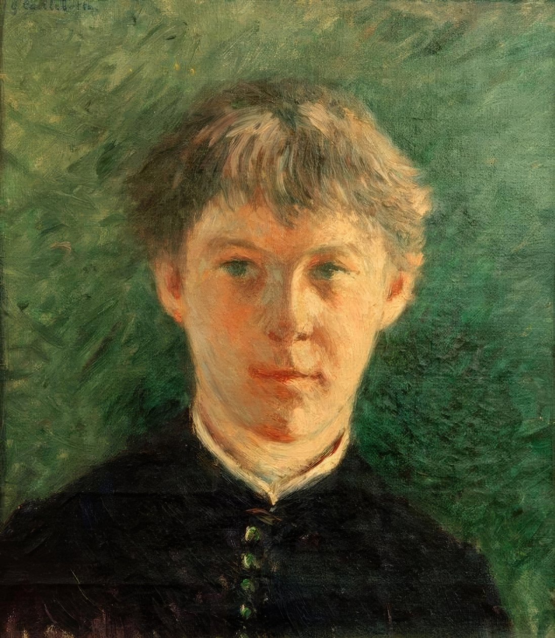 Koulupojan muotokuva tekijältä Gustave Caillebotte