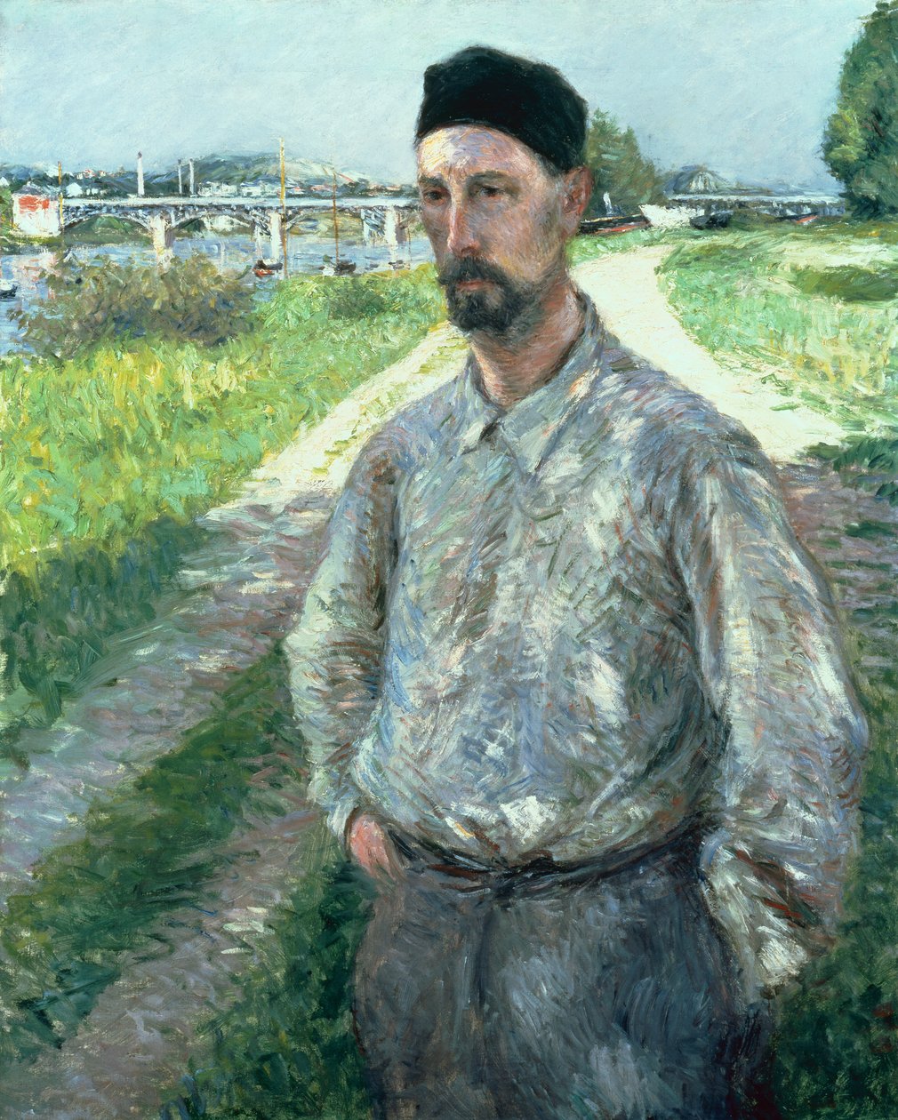 Eugene Lamyn muotokuva tekijältä Gustave Caillebotte