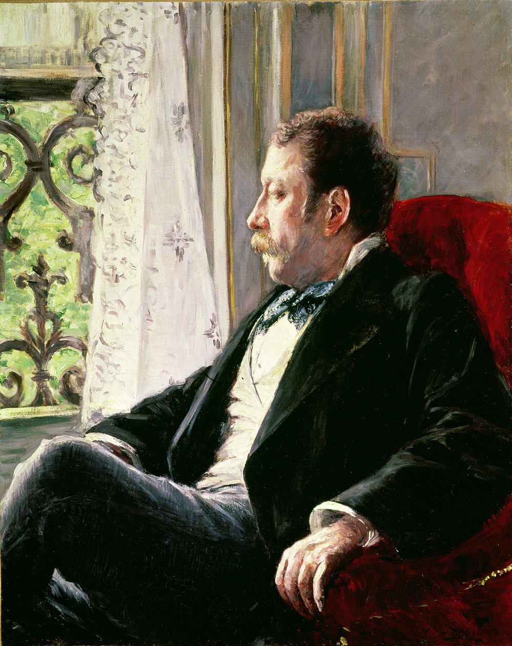Miehen muotokuva tekijältä Gustave Caillebotte