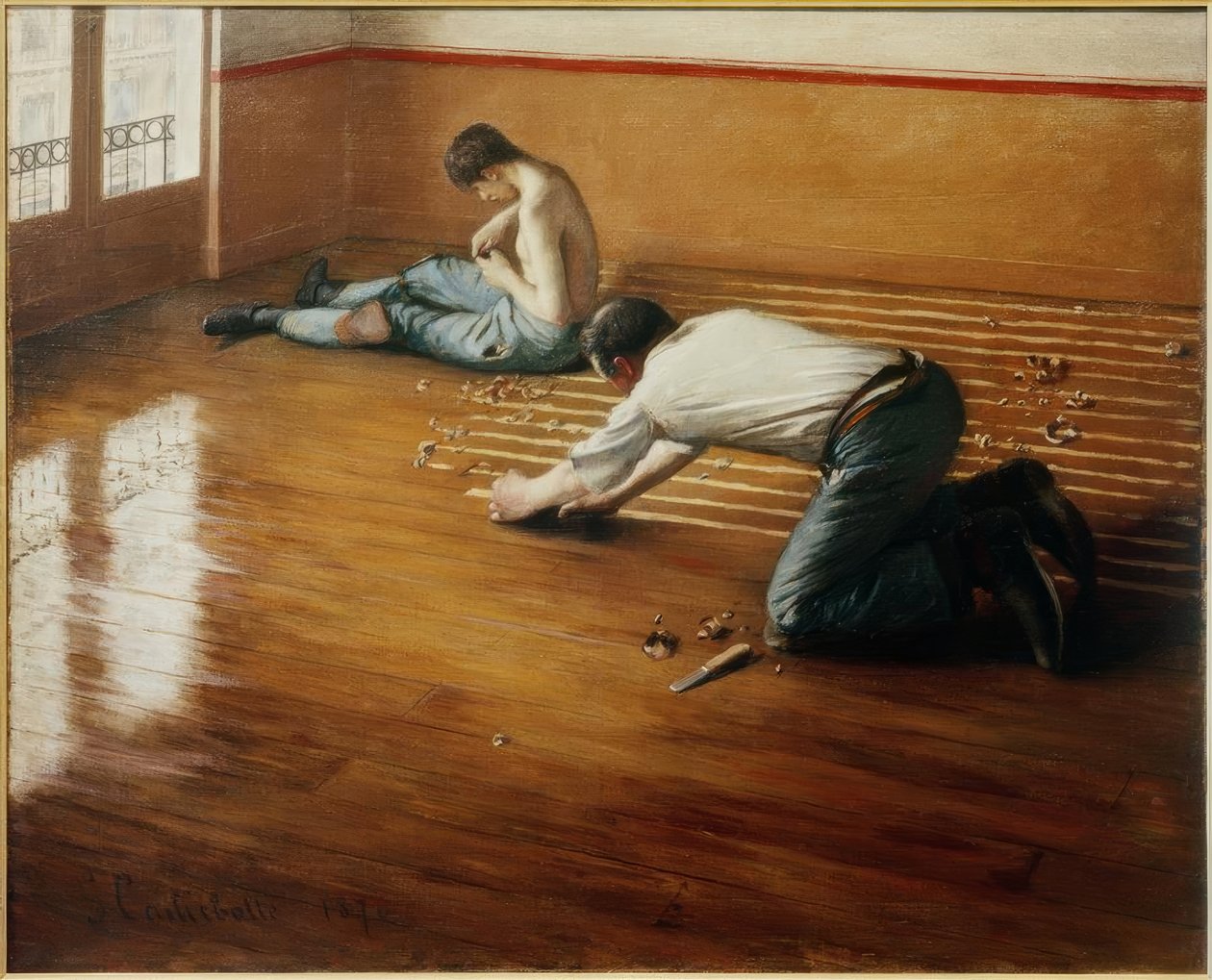 Parkettihöylät tekijältä Gustave Caillebotte
