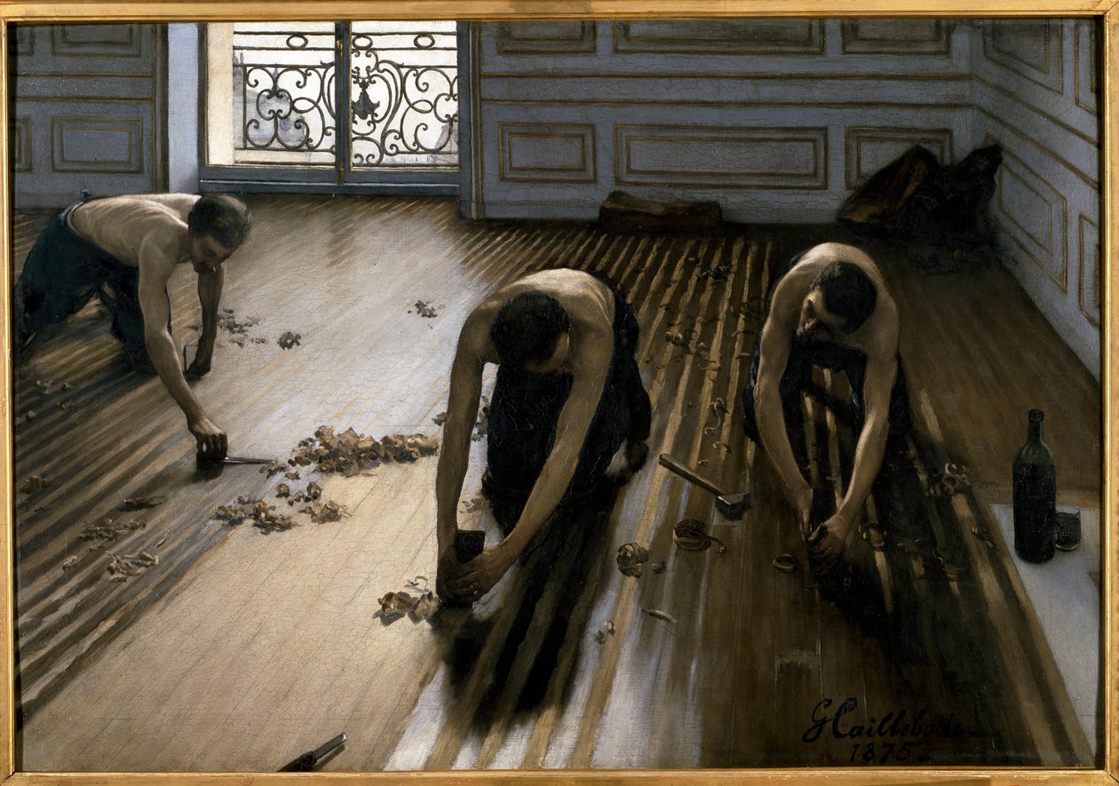 Lattiakaapimet tekijältä Gustave Caillebotte