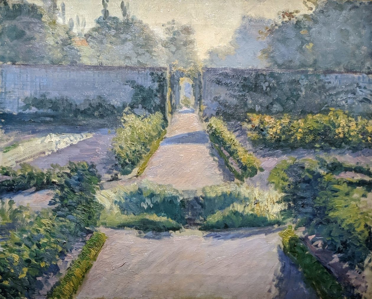 Keittiöpuutarha, Yerres" tekijältä Gustave Caillebotte