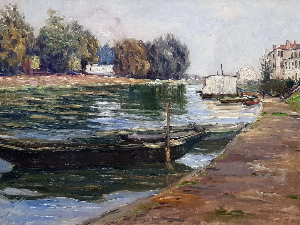 Seinen rannat tekijältä Gustave Caillebotte