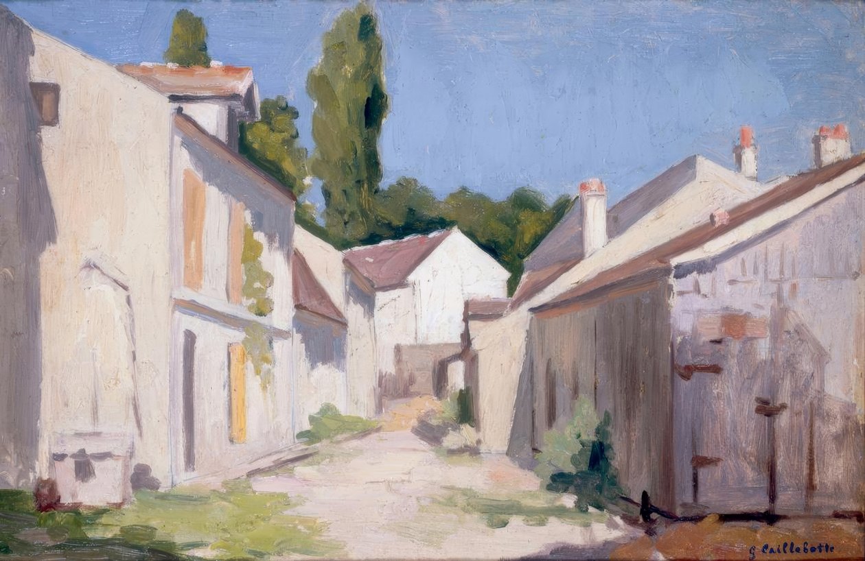 Un chemin à Yerres tekijältä Gustave Caillebotte