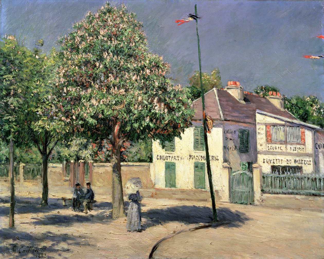 Kävele Argenteuilissa, 1883 tekijältä Gustave Caillebotte