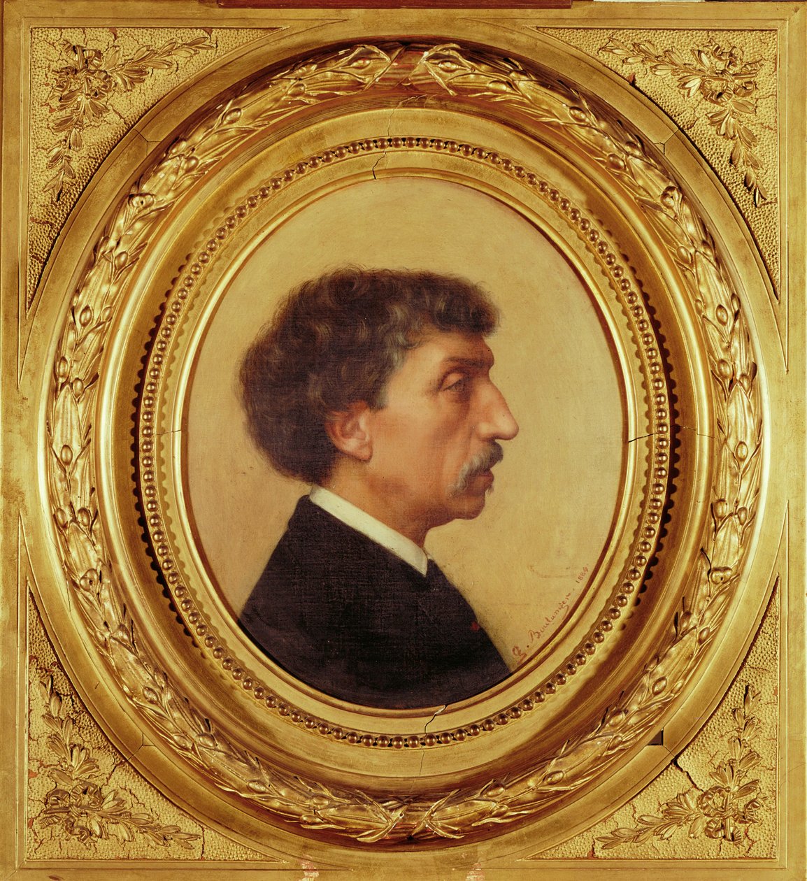 Charles Garnier, arkkitehti, jonka suunnitelmat uudesta ... tekijältä Gustave Clarence Rodolphe Boulanger