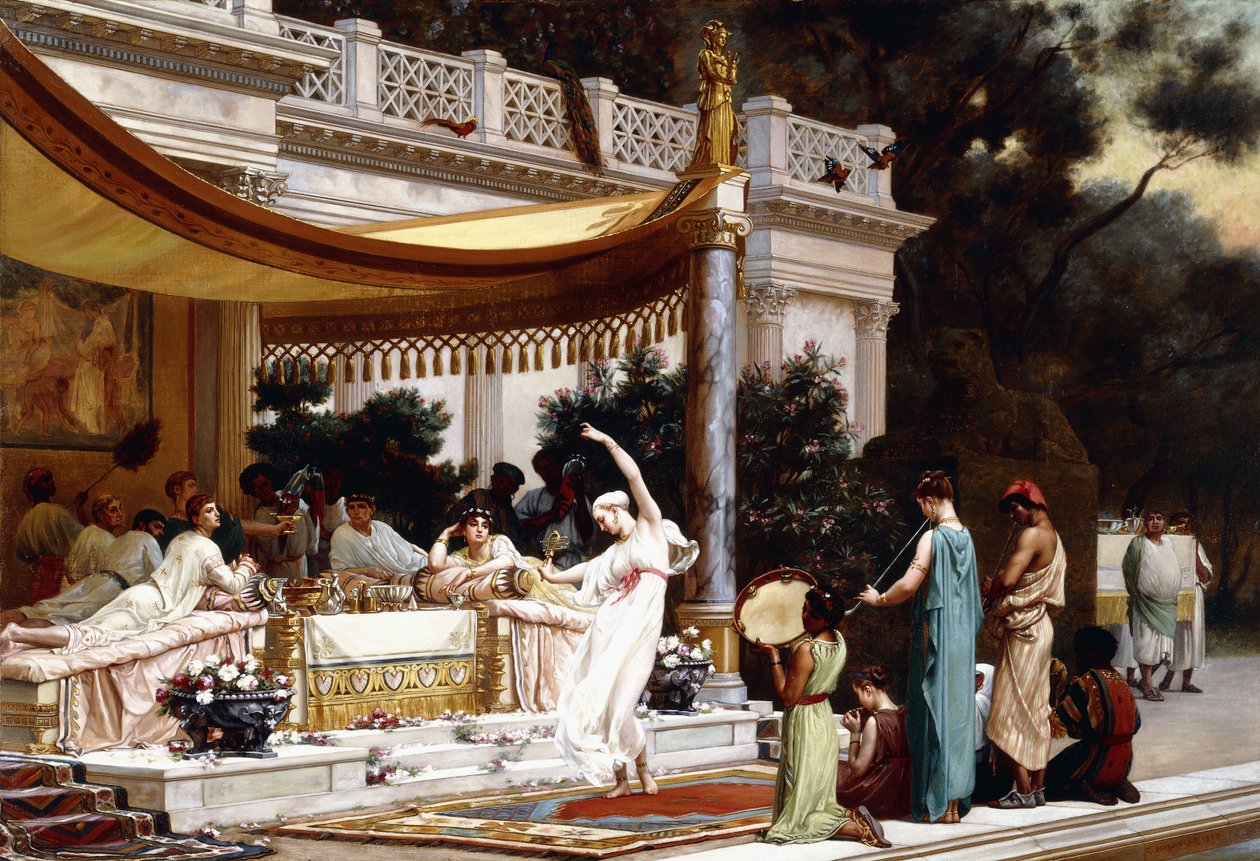 Pleasant Hours in the House Lucullus, 1977 tekijältä Gustave Clarence Rodolphe Boulanger