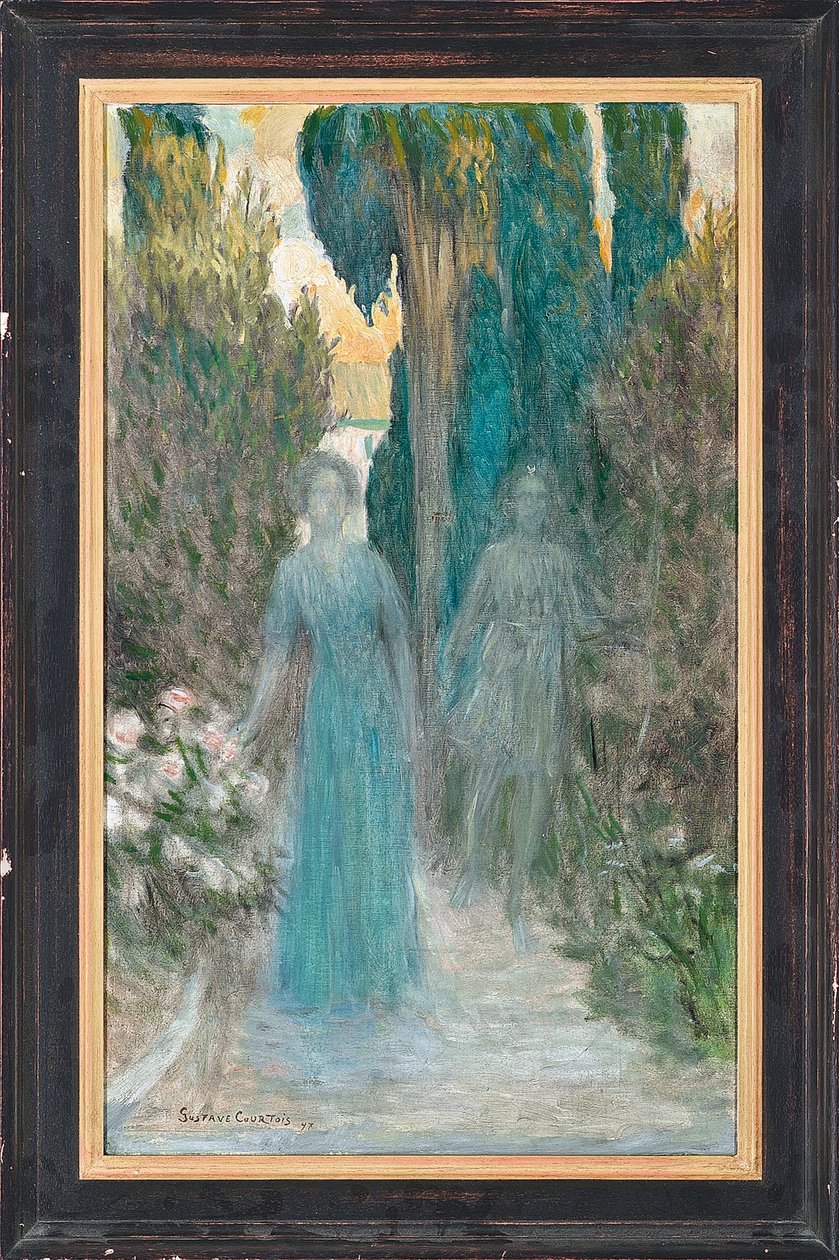 Diana ja hoitaja, 1897 tekijältä Gustave Claude Etienne Courtois