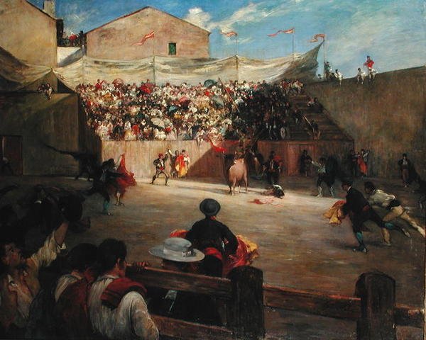 Harjoitustaistelu Biskajassa, 1888 tekijältä Gustave Colin