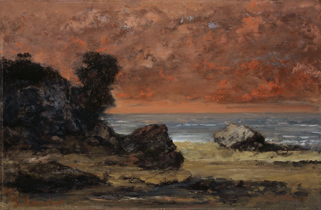 Myrskyn jälkeen, 1872 tekijältä Gustave Courbet