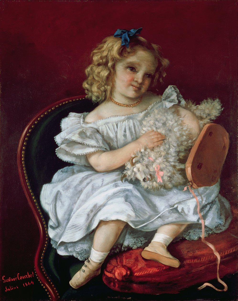 Beatrice Bouvet (s.1861) 1864 (öljy kankaalle) tekijältä Gustave Courbet