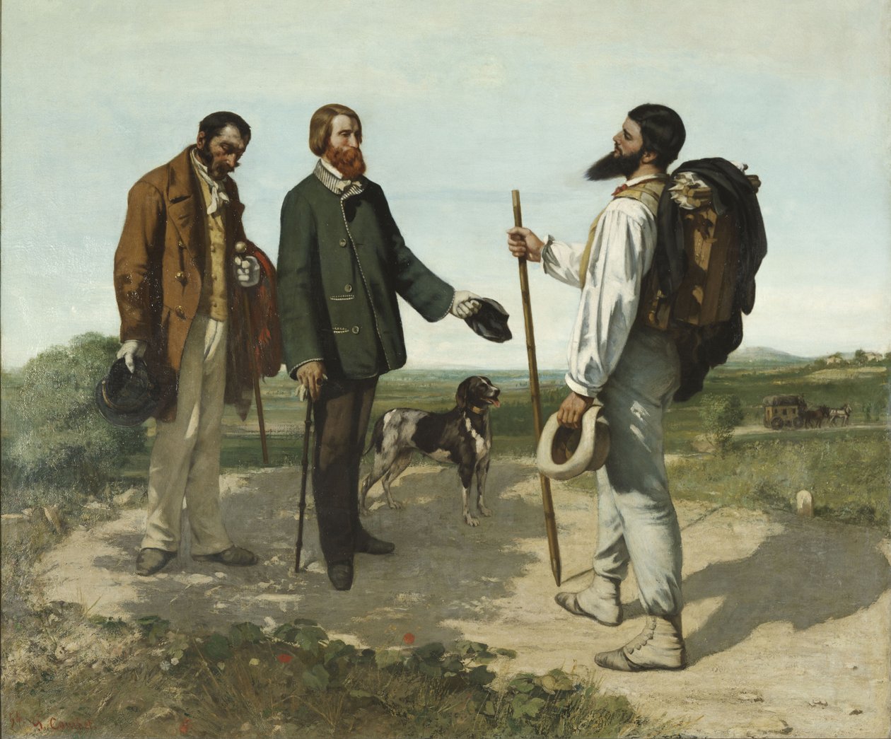 Hei, herra Courbet tekijältä Gustave Courbet