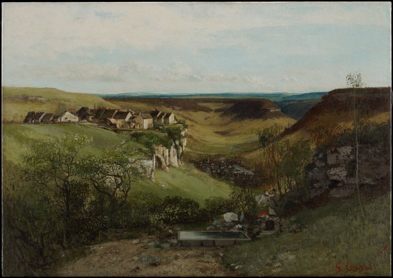 Ornansin linna tekijältä Gustave Courbet
