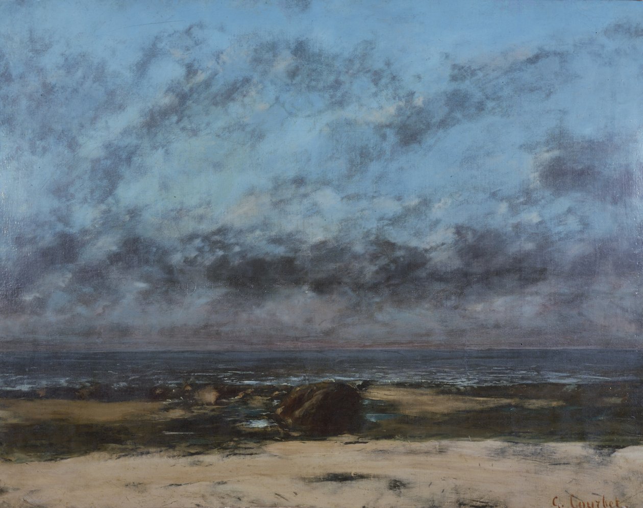 Ikuisuus (öljy kankaalle) tekijältä Gustave Courbet
