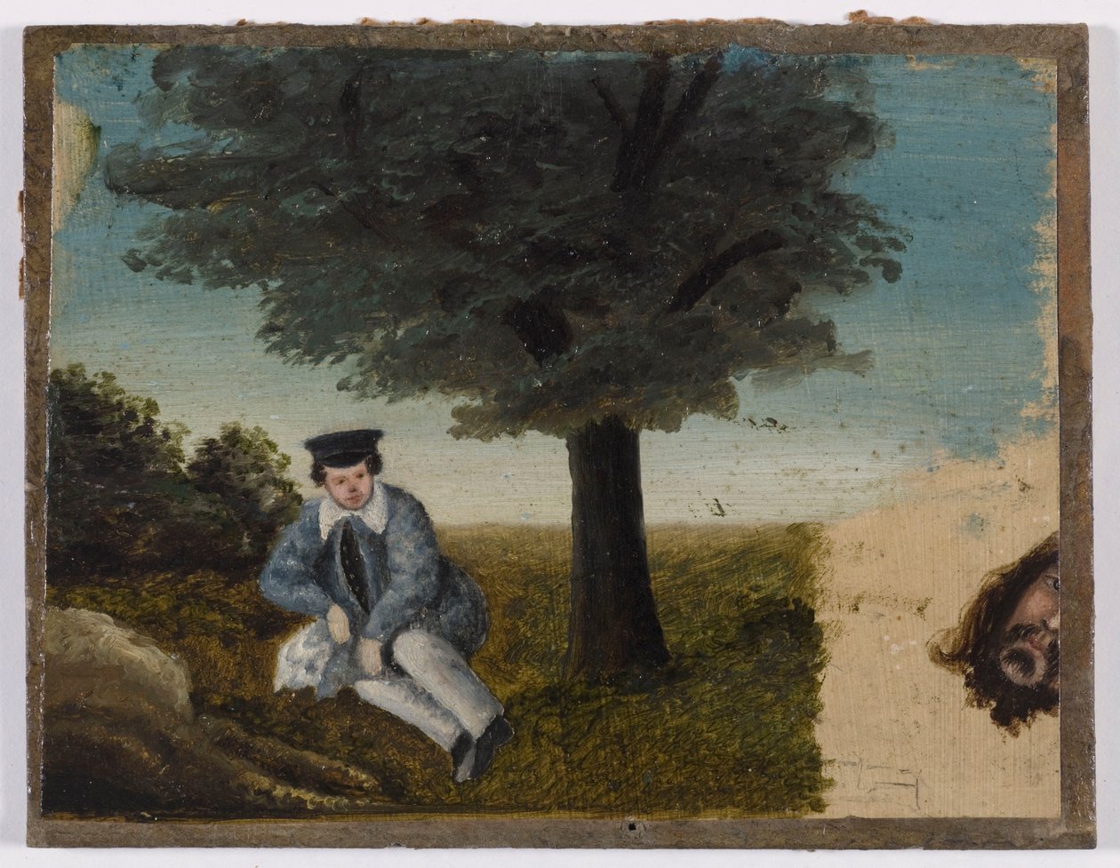 French: Autoportrait de Gustave Courbet à l