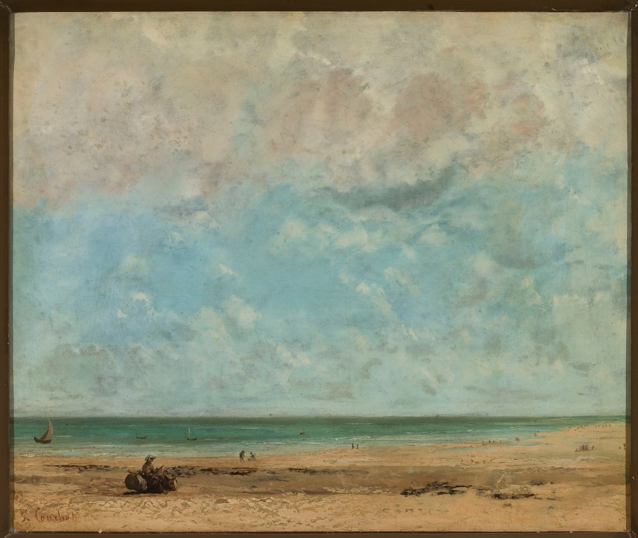 Rannikkomaisema tekijältä Gustave Courbet