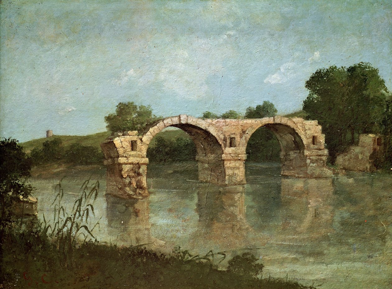 Ambrussumin silta tekijältä Gustave Courbet