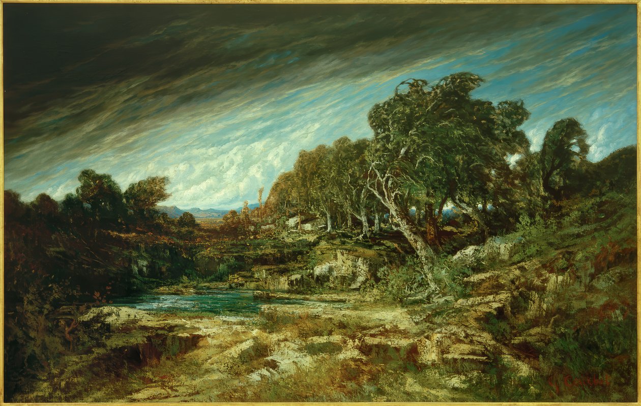 Vallankaappaus, Foronta de Fontainebleau tekijältä Gustave Courbet