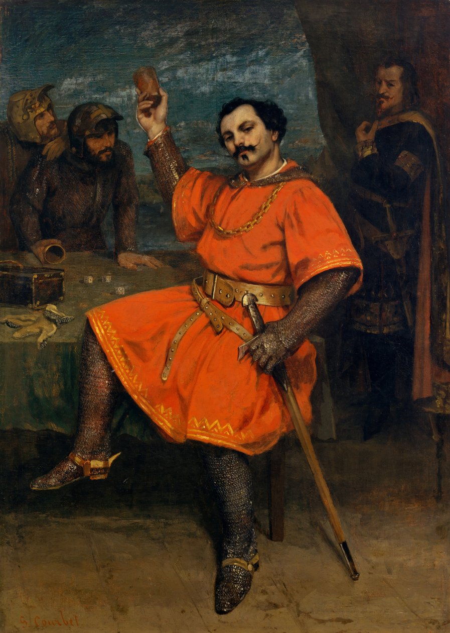 Louis Gueymard 1822-1880 roolissa Robert the Devil, 1857. tekijältä Gustave Courbet