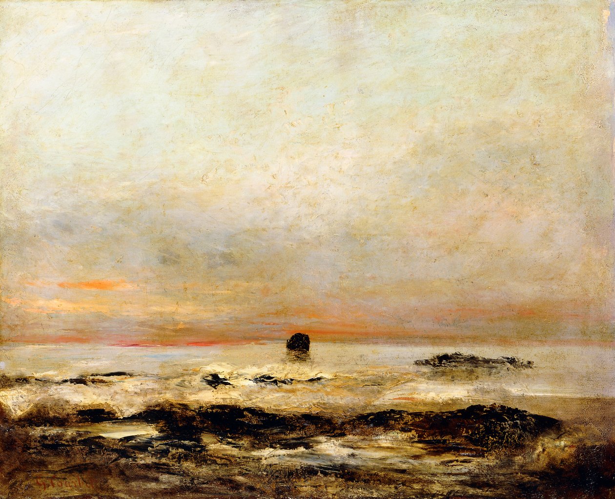 Meren, tekijältä Gustave Courbet