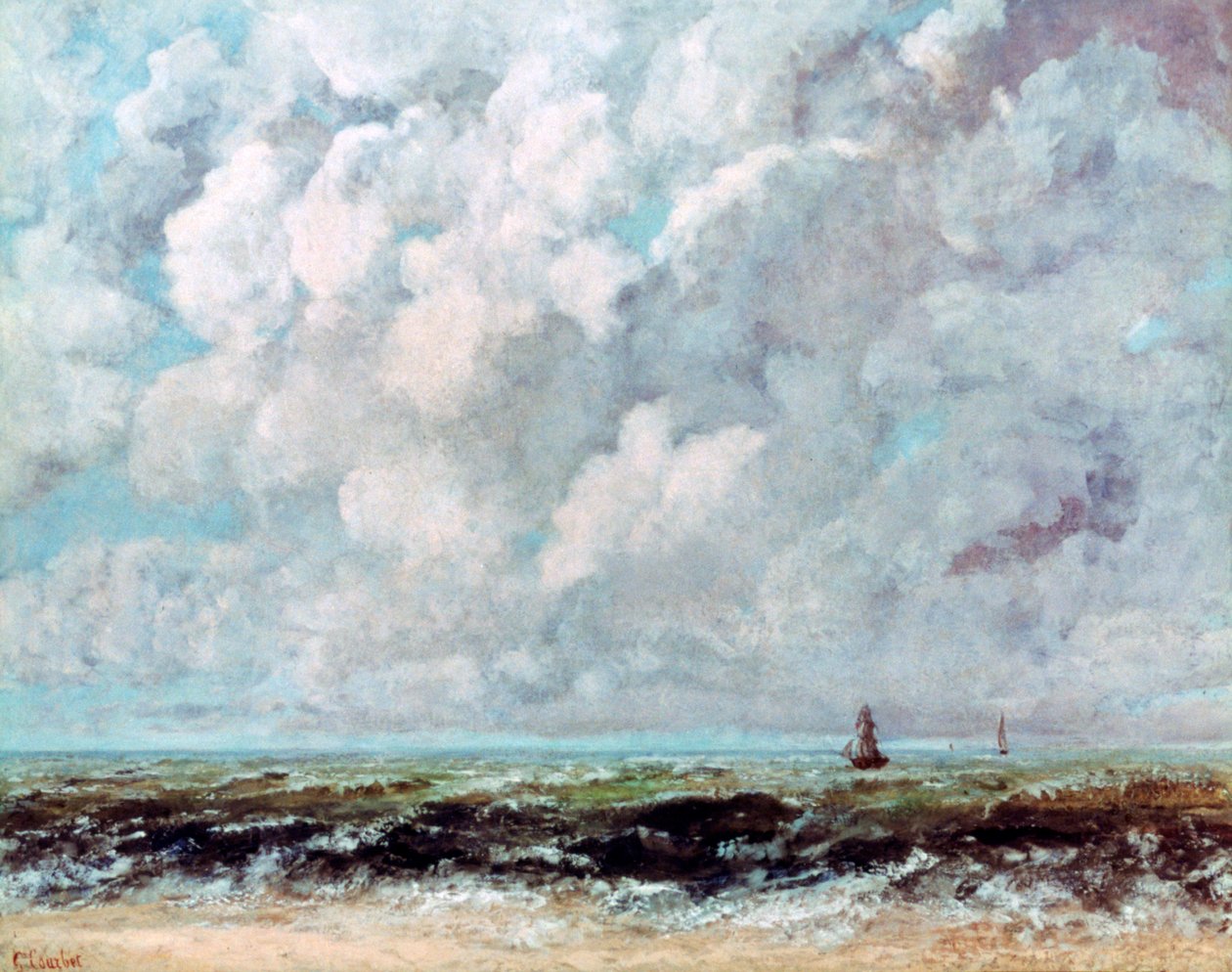 Merimaisema, 1840-1877 tekijältä Gustave Courbet