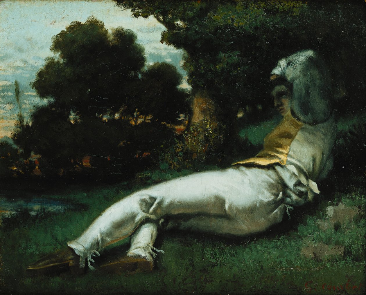 Torkut; La Sieste, n. 1841-42 tekijältä Gustave Courbet