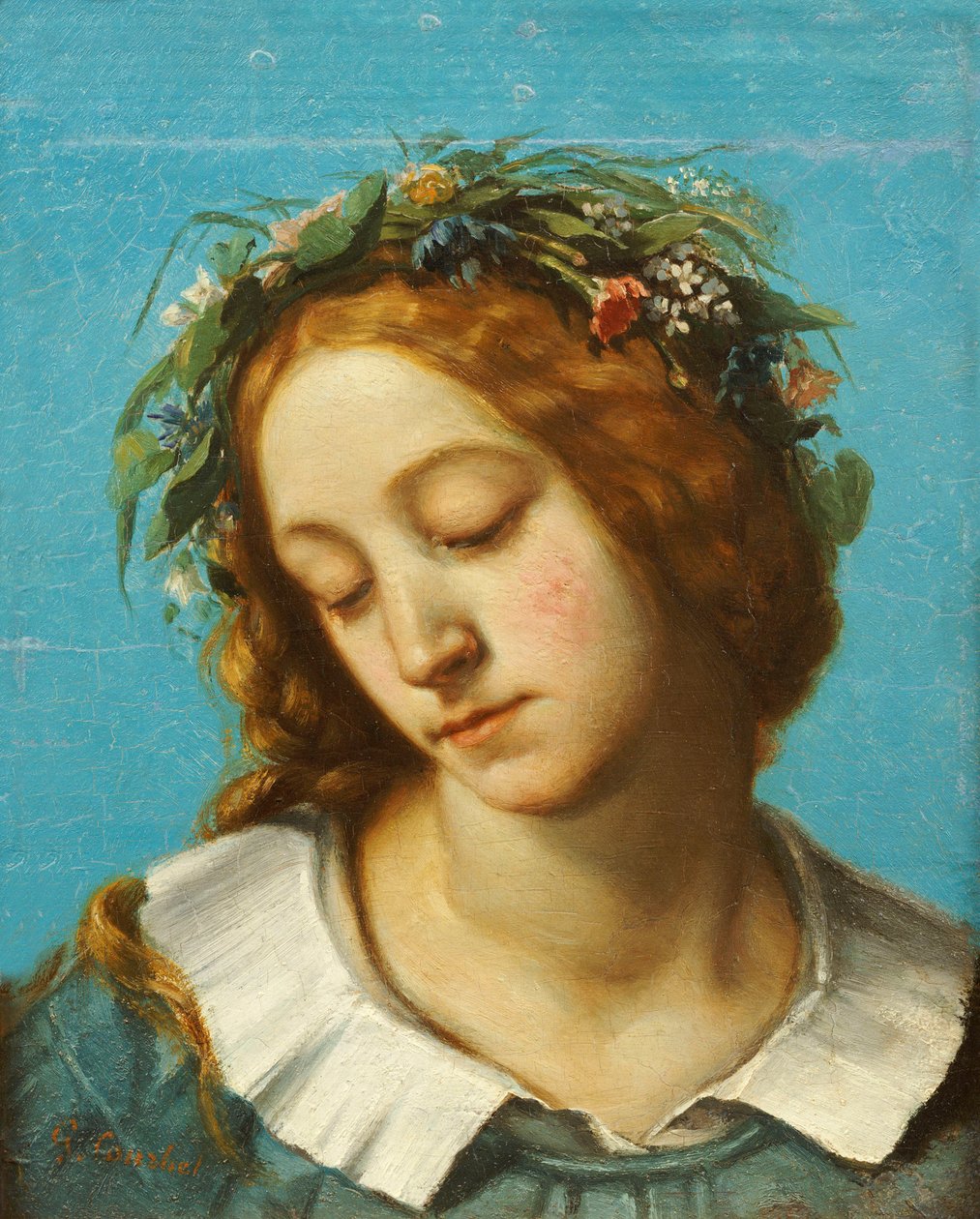 Ophelia, 1842 tekijältä Gustave Courbet
