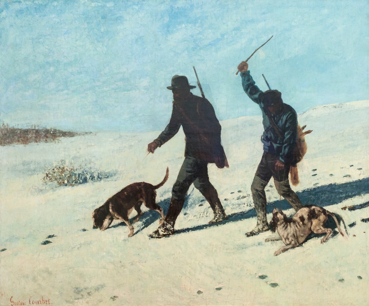 Braconieri în snowfinnish tekijältä Gustave Courbet