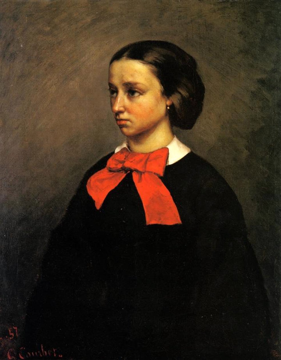Madame Jacquetin muotokuva tekijältä Gustave Courbet