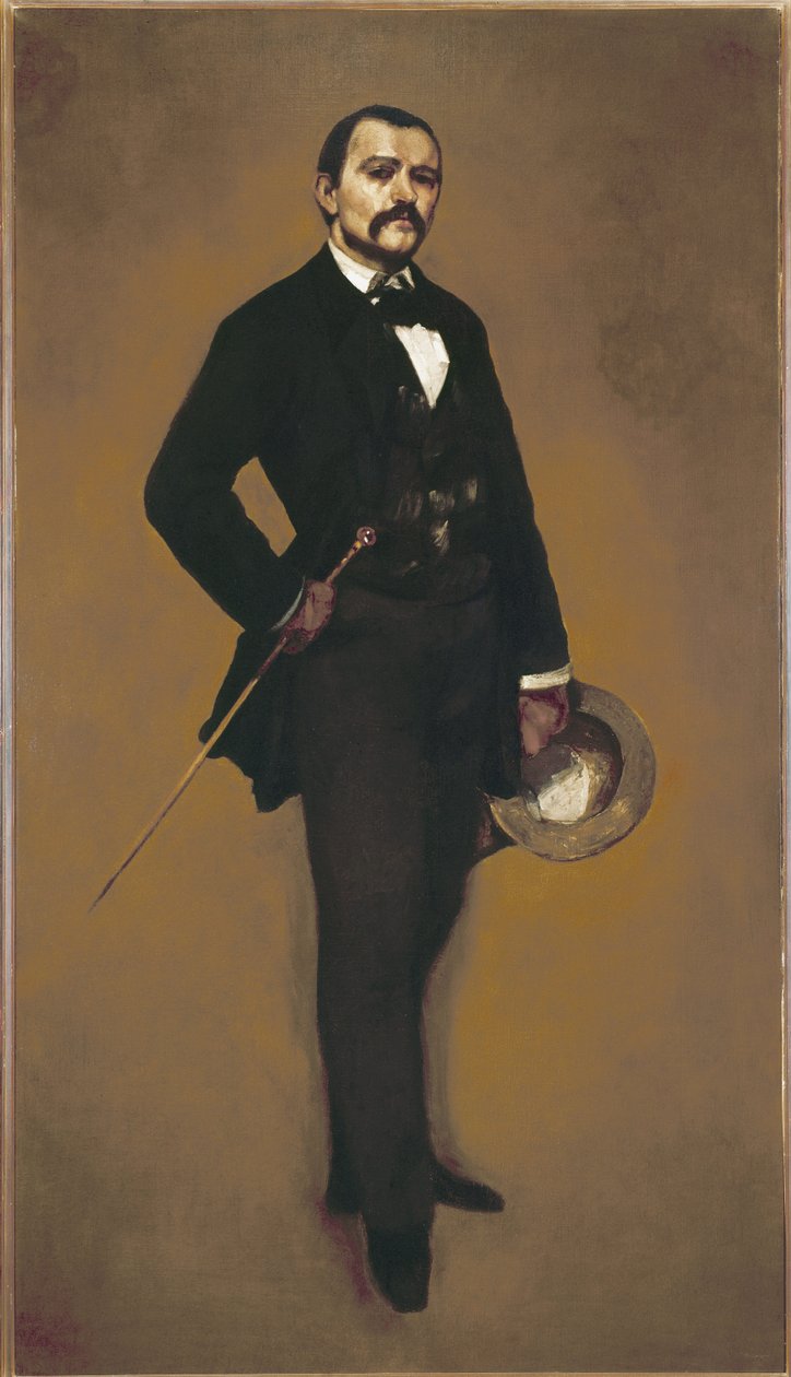 Gustave Courbetin maalaus miehen muotokuvasta tekijältä Gustave Courbet