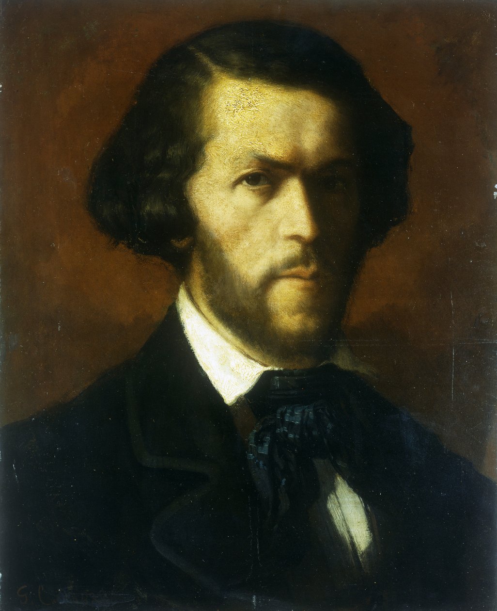Gentlemanin muotokuva tekijältä Gustave Courbet