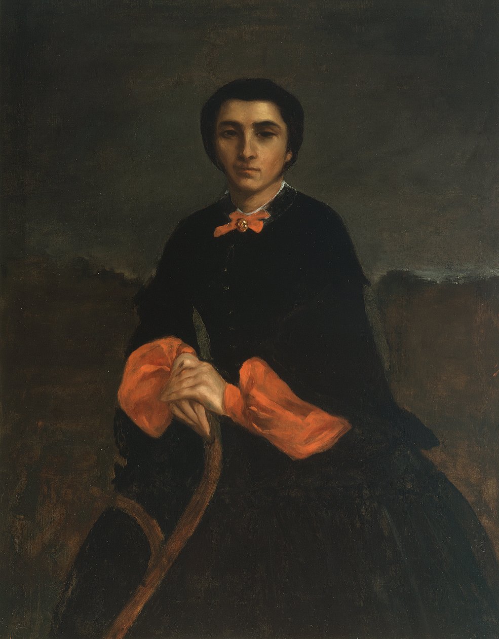 Naisen muotokuva: Juliette Courbet tekijältä Gustave Courbet