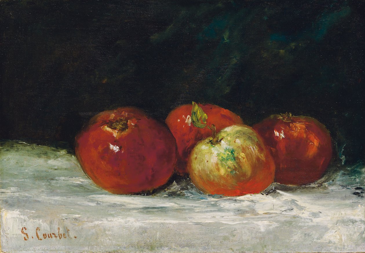 Punaiset omenat, 1872 tekijältä Gustave Courbet
