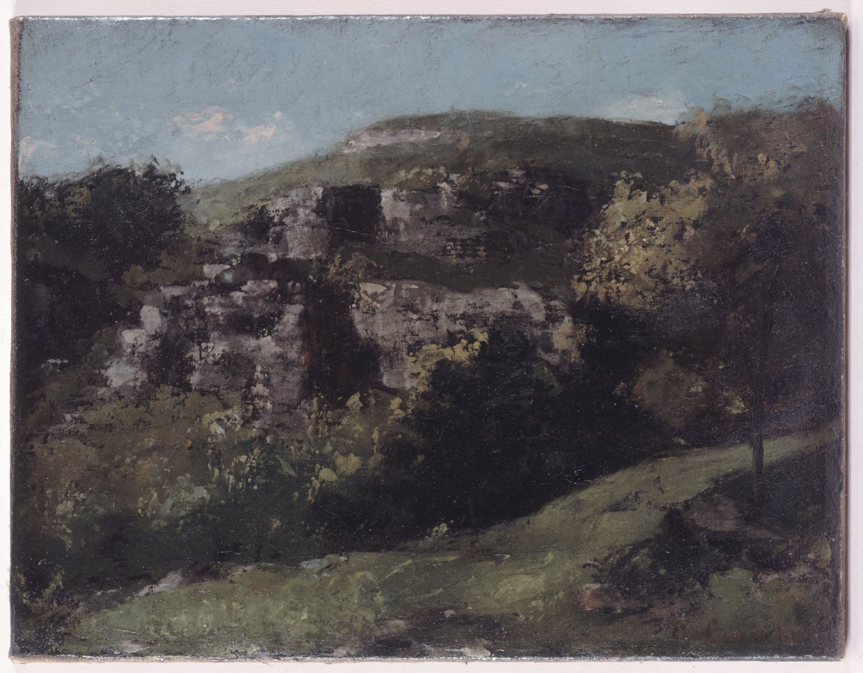 Kallioita Ornansissa tekijältä Gustave Courbet