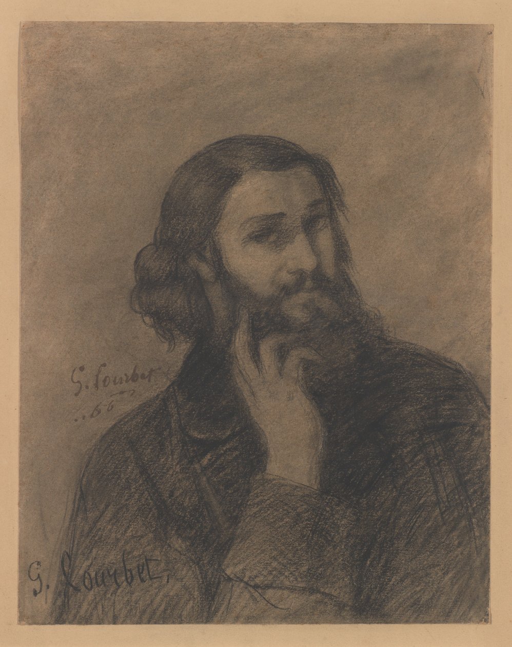 Omakuva tekijältä Gustave Courbet