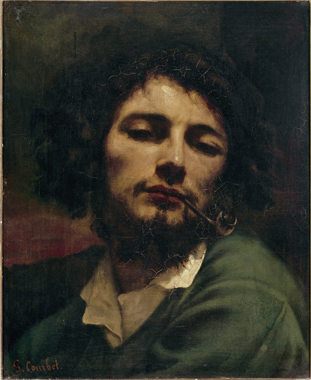 Omakuva tai mies piipun kanssa Gustave Courbetin maalaus tekijältä Gustave Courbet